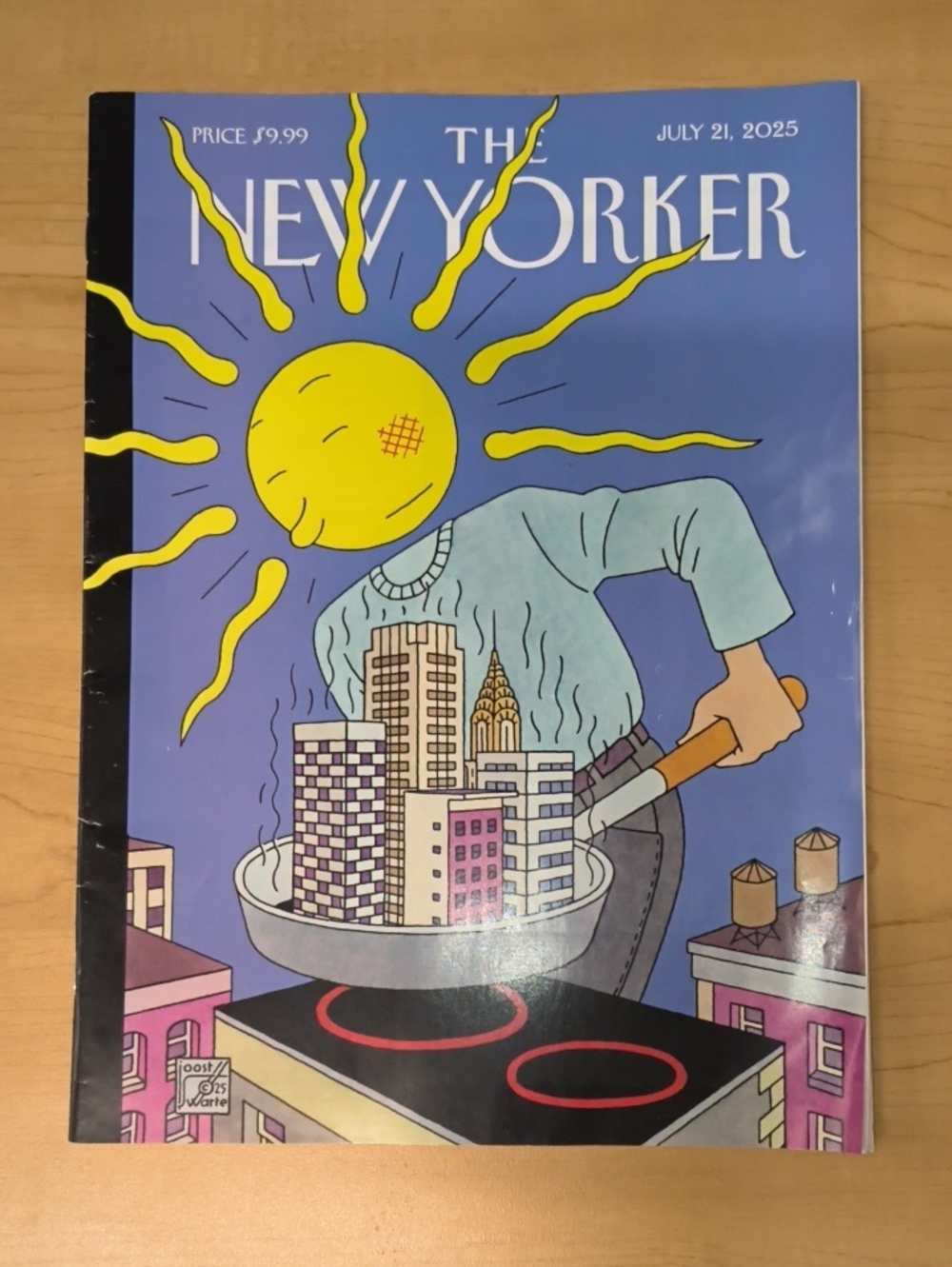 The New Yorker Magazine Joost Swarte’s “Sunny-Side Up":July1 21, 2025